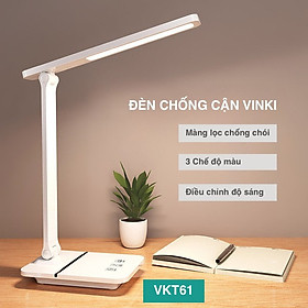 Đèn Học Chống Cận Bảo Vệ Mắt Cảm Ứng 3 Chế Độ Màu Ánh Sáng - Bảo Hành 12 Tháng