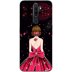 Ốp lưng dành cho Oppo A5 (2020) mẫu Cô gái áo hồng