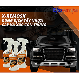 NƯỚC LÀM SẠCH NHỰA CÂY & XÁC CÔN TRÙNG BÁM TRÊN THÂN XE Ô TÔ X-REMOSK 600ML THƯƠNG HIỆU EKOKEMIKA
