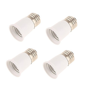 4 Lamp Socket Holder Adapter Extender Light Bulb Extended Socket E26 to E26