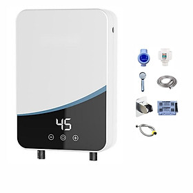 Máy Nước Nóng Lạnh Nhà Tắm Hot and Cold Shower cao cấp 5500w (tặng kèm vòi sen và giá đỡ)  ️ FREESHIP ️