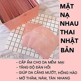 Mặt Nạ Nhau Thai Cuốn Rốn ️Mặt Nạ Tế Bào Gốc️ Mask Nhau Thai Cừu Rwine Beauty Stem Cell Placenta Nhật Bản