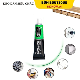 Keo dán siêu chắc nhanh khô cố định nhựa, kim loại, thủy tinh, gốm tuýp to 30G