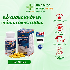Viên Uống Glucosamine Plus Chief Giúp Bổ Xương Khớp Và Phòng Loãng Xương Hộp 60 Viên
