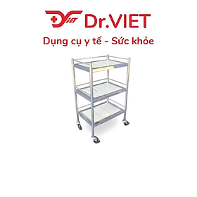 Xe đẩy DCG-43 – 3 tầng – Kích thước 30 x 40 – Gọn nhẹ, tiện lợi