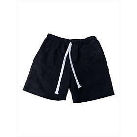 Quần short nhung tăm cao cấp Boin Unisex có 2 màu đen nâu cho cả nam và nữ _ Hình thật có clip