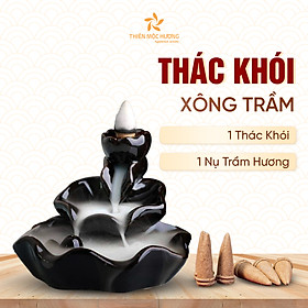 Mua Thác khói trầm hương - tặng nụ trầm Cao Cấp - Trầm hương khói ngược - Xông nhà  văn phòng  mùi dễ chịu  không kích mũi - Thiên Mộc Hương