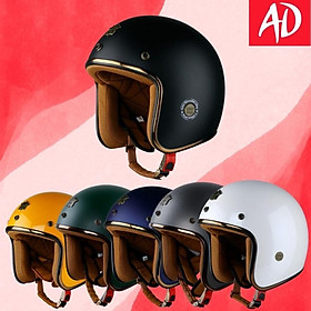 Mũ Bảo Hiểm 3/4 Đầu Royal M20C Ruby Trơn