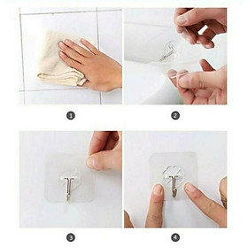 Móc dính tường trong suốt thần thánh