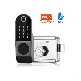 Mua Khoá vân tay cửa công M3 app Tuya
