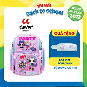 Ba Lô CLEVER HIPPO Fancy - L.O.L Present Surprise Tím BL1214 PURPLE