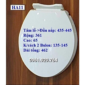 Mua NẮP BỒN CẦU RƠI ÊM KHÔNG GÂY ỒN HA11