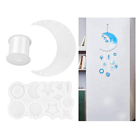 Silicone Mold DIY Wall Wind Chimes Epoxy Resin Casting Wind-Bell Home Decors