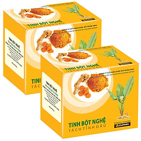 Combo 2 hộp Tinh bột nghệ VCURMIN Viện Khoa Học Công Nghệ (500g/Hộp)