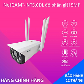 Mua Camera IP WiFi Giám Sát Ngoài Trời NetCAM NT5.0DL  Độ phân giải 5.0MP  Ghi Hình Màu Ban Đêm - Hàng chính hãng