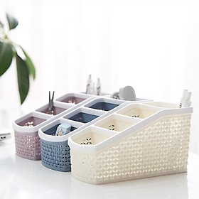 Khay kệ đựng bút , remot 4 ngăn tiện lợi