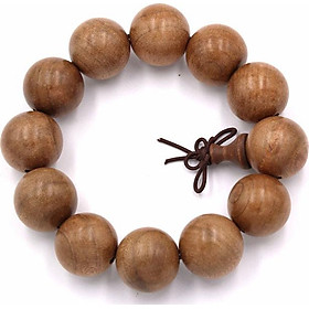 Hạt chuỗi đeo tay gỗ Thủy tùng vàng 20 ly