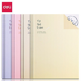 Sổ ghi chép cute khâu gáy A5 kẻ ngang 40 trang Deli - Sổ hình thú cưng - Phù hợp làm sổ kế hoach planner, viết nhật kí, sử dụng như tập vở học sinh- 1 quyển - FA540-N06