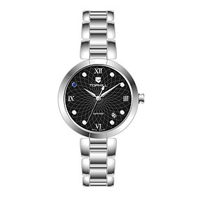 ĐỒNG HỒ TOPHILL TE061L.S1162 Đồng hồ nữ dây và vỏ thép không gỉ 316L, máy pin, kính sapphire