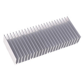 1PCS 60x150x25mm Aluminum Heatsink Cooling Fins for LED Power Silver Tone
