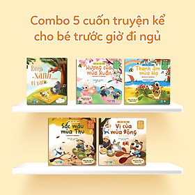 Download sách Combo 5 Cuốn Truyện Kể Cho Bé Trước Giờ Đi Ngủ (Rừng Xanh Rì Rào Bìa Cứng + 4 Cuốn Xuân - Hạ - Thu - Đông) - Sách Đọc To Cho Trẻ 0-1-2-3-4-5-6 Tuổi