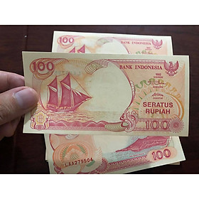 Mua Tiền cổ Indonesia  100 Rupiah thuận buồm xuôi gió 1992  phong thủy sưu tầm