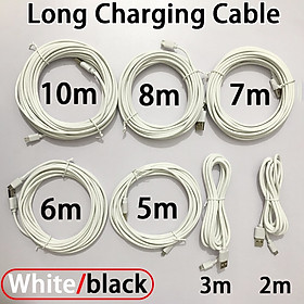 Mua Dây Cáp Sạc Micro USB Dài 1M / 2M / 3M / 5M / 6M / 7M / 8M / 10M Chuyên Dụng Cho Camera / Điện Thoại / Cctv / Webcam