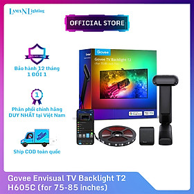 Đèn LED dây mở rộng màn hình Govee Envisual TV Backlight T2 H605C (75-85") | Cảm biến đổi màu mượt mà từng khung hình