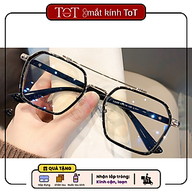 Kính mát nam nữ TOTEYEWEAR mắt kính mát gọng kính loại. nhựa màu sắc thời trang TOT09