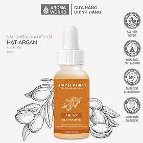 Dầu Dưỡng Da Aroma Works Face & Hair Oil - Trẻ hóa da, chống lão hóa da, cấp ẩm, tẩy tế bào chết 30ml