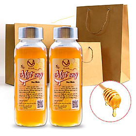Combo 2 Mật Ong Hoa Nhãn Nguyên Chất Vũ Gia (420g/hũ) - Món Quà Cho Sức Khỏe