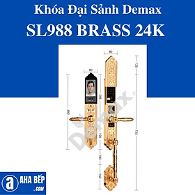 Mua Khóa Đại Sảnh Demax SL988 24K BRASS. Hàng Chính Hãng