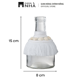 Mua Bộ 3 Bình Cắm Hoa Thủy Tinh Trang Trí Đính Vỏ Sò Phong Cách Boho - Set Lọ Hoa Thủy Tinh | Casanhà Home Furniture