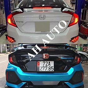 Đuôi gió,Đuôi cá,Thể Thao Cao Có Đèn dành cho Honda Civic các đời HÀNG LOẠI 1 Cao Cấp