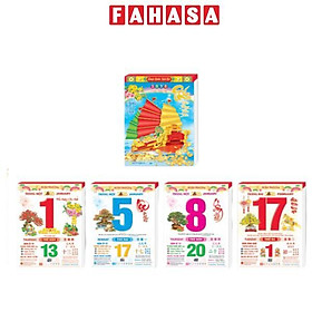 Lịch Bloc Đại Màng Co - Chủ Đề Bonsai Phong Thủy - Thuận Buồm Xuôi Gió - Hương Trang HT19X