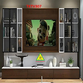 Tủ kệ tivi trang trí phong cách hiện đại TKTV305 - Nội thất lắp ráp Viendong adv
