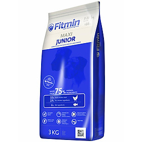 Thức ăn cho chó Fitmin Maxi Junior - 3kg, cho chó trưởng thành giống lớn