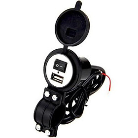 Mua Sạc Điện Thoại Gắn Trên Xe Máy  Mô Tô  Xe Đạp Điện 2.1A Dây Dài 1m2