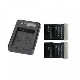 Bộ Sạc Điện LED Andoer Cho Nikon D3100 D3200 1200Mah