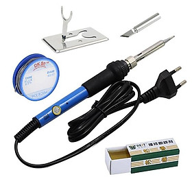 Mua Tay Hàn Điều Chỉnh Nhiệt Độ TQ 936 220V-60W Tặng Thiếc Không Chì 30g  Mũi Hàn Dao  Nhựa Thông  Giá Đỡ Mỏ Hàn