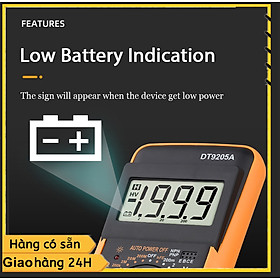 [Giao hàng 24H]Đồng hồ vạn năng kỹ thuật số, Đồng hồ đo điện áp hiện tại AC/DC, Đồng hồ đo điện trở, Máy đo điện dung