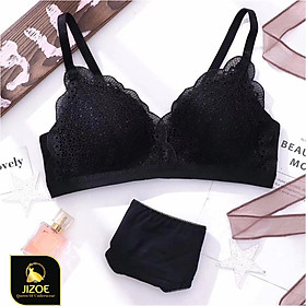 Áo ngực nữ không gọng ren hoa baby cao cấp JIZOE ALT07