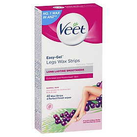 Veet EasyGrip Ready-to-Use Wax Strips 40