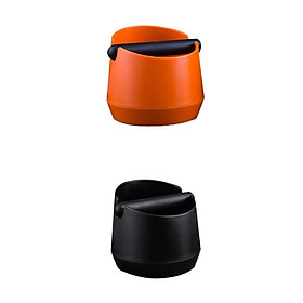 2pcs Plastic Coffee Knock Container Espresso Waste Box Slag Bucket 14.8cm