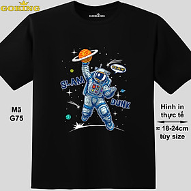 SLAM DUNK, mã G75. Áo thun nam nữ in siêu đẹp. Áo phông thoát nhiệt GOKING hàng hiệu cao cấp