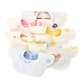Antarctic (Nanjiren) 360 degree rotating baby saliva towel bib cotton gauze baby bib newborn children's rice bag single strip