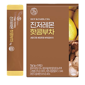 Trà Hot Kombucha Healslab Hàn Quốc Vị Chanh Gừng
