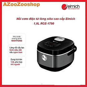 Hình ảnh Nồi Cơm Điện Elmich 1,8L RCE-1790 - Hàng Chính Hãng