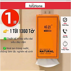 Giấy Rút Treo Tường- Giấy Ăn - Giấy Vệ Sinh Túi Giấy Treo Tường 4 Lớp Bột Gỗ Nguyên Sinh, Phù Hợp Cho Cả Mẹ Và Bé, Thấm Hút Nhanh, Không Chất Hoá Học