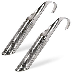 Bộ lọc trà, máy móc ống bằng thép không gỉ bằng thép không gỉ 2PCS với bộ lọc trà thảo dược và bìa phổ quát cho ấm trà, cốc, cốc, chai - rất nhiều 2
